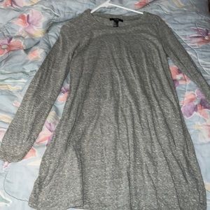 Gray Flowy Dress